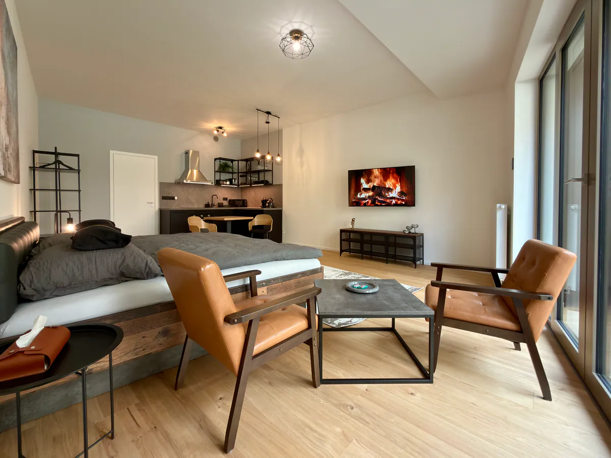 Urban apartmán s terasou — hlavní foto, otevřít galerii